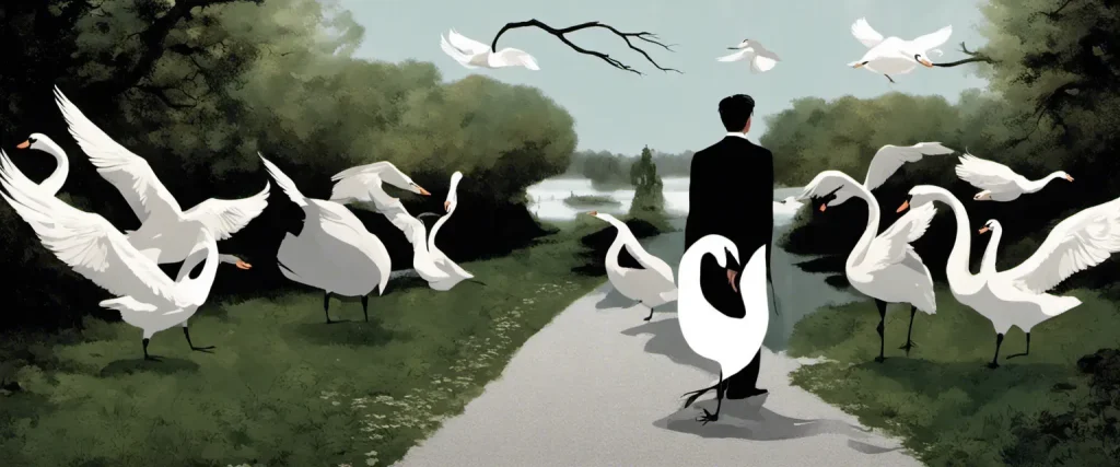 The Black Swan: The Impact of the Highly Improbable/logo